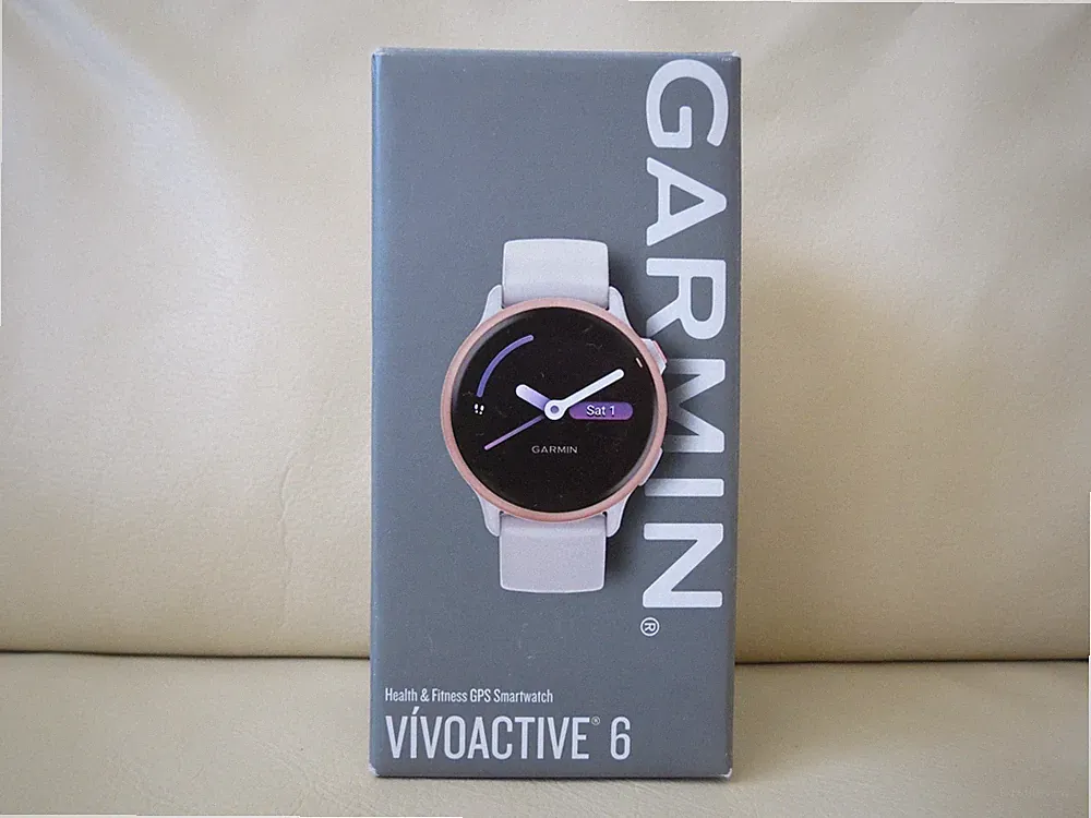 Garmin Vivoactive 6 Metallic Pink Dawn Bone 42mm MultiSport Watch - New in Box !