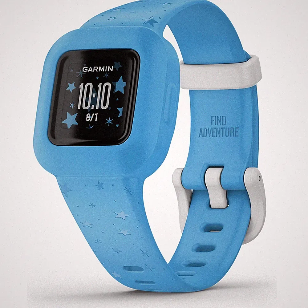 Garmin vivofit Jr. 3 Fitnesstracker Smartwatch Kinder Spielzeug Geschenk blaue Sterne NEU