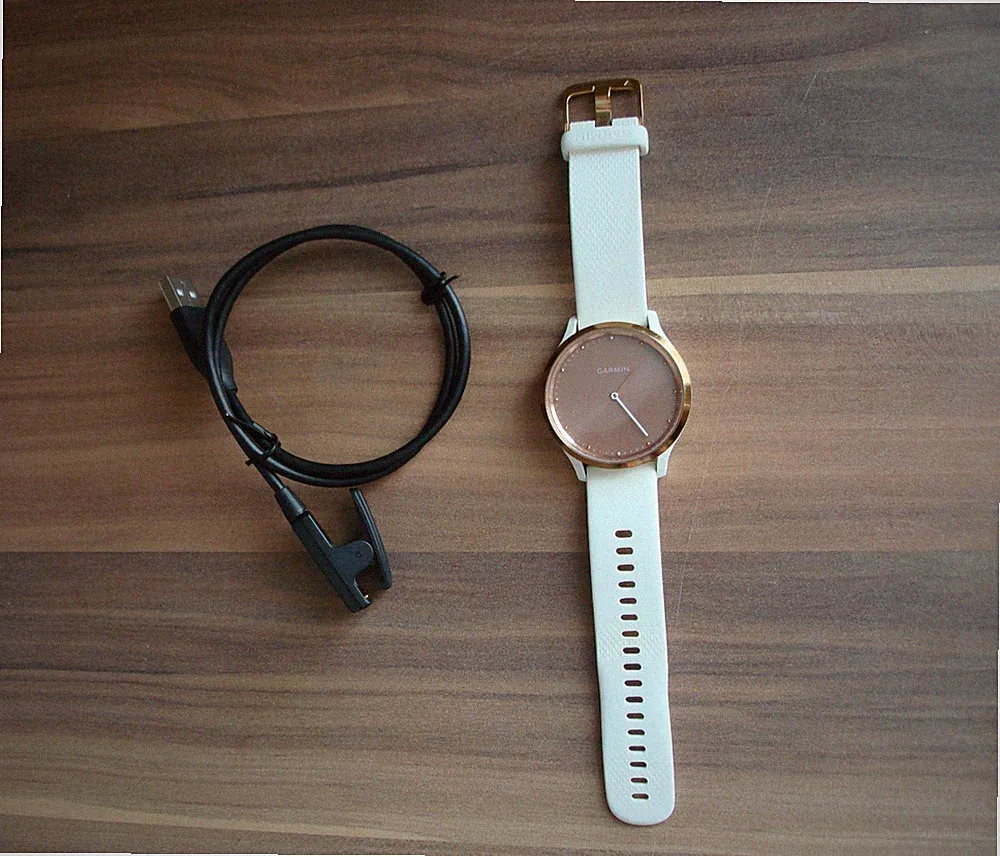 Garmin Vivomove HR GPS Hybrid SmartWatch Unisex Gold weiss DEFEKT