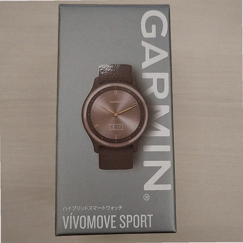 Garmin Vivomove Sport Cool Mint Hybrid Smartwatch Android/iOS HR Monitor