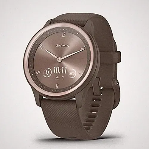 Garmin vivomove Sport Hybrid Smartwatch mit Zeigern 010-02566-42 JDMPS