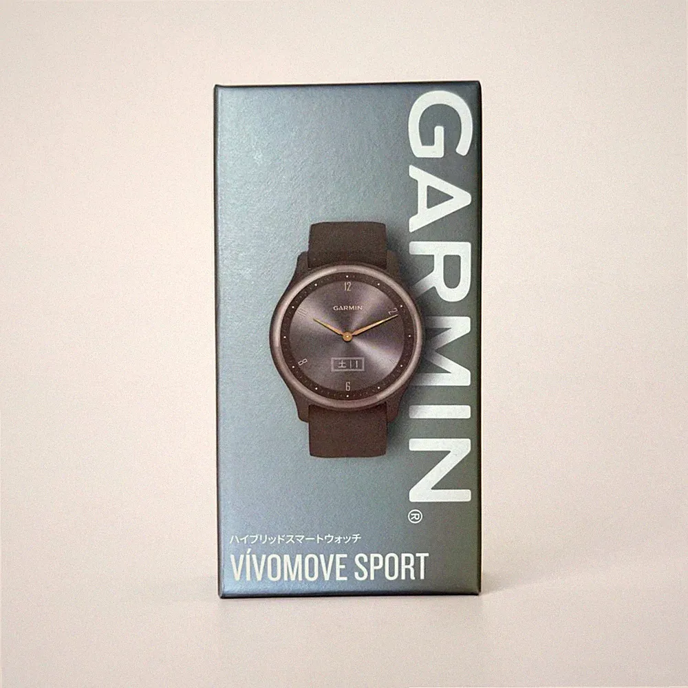 Garmin vivomove Sport Peach Gold Cocoa Hybrid Smartwatch Analog & Digital