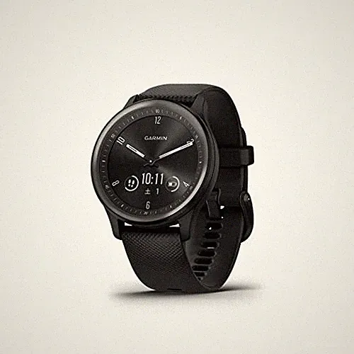 Garmin vivomove Sport Slate Black Smartwatch iOS Android Body Akku