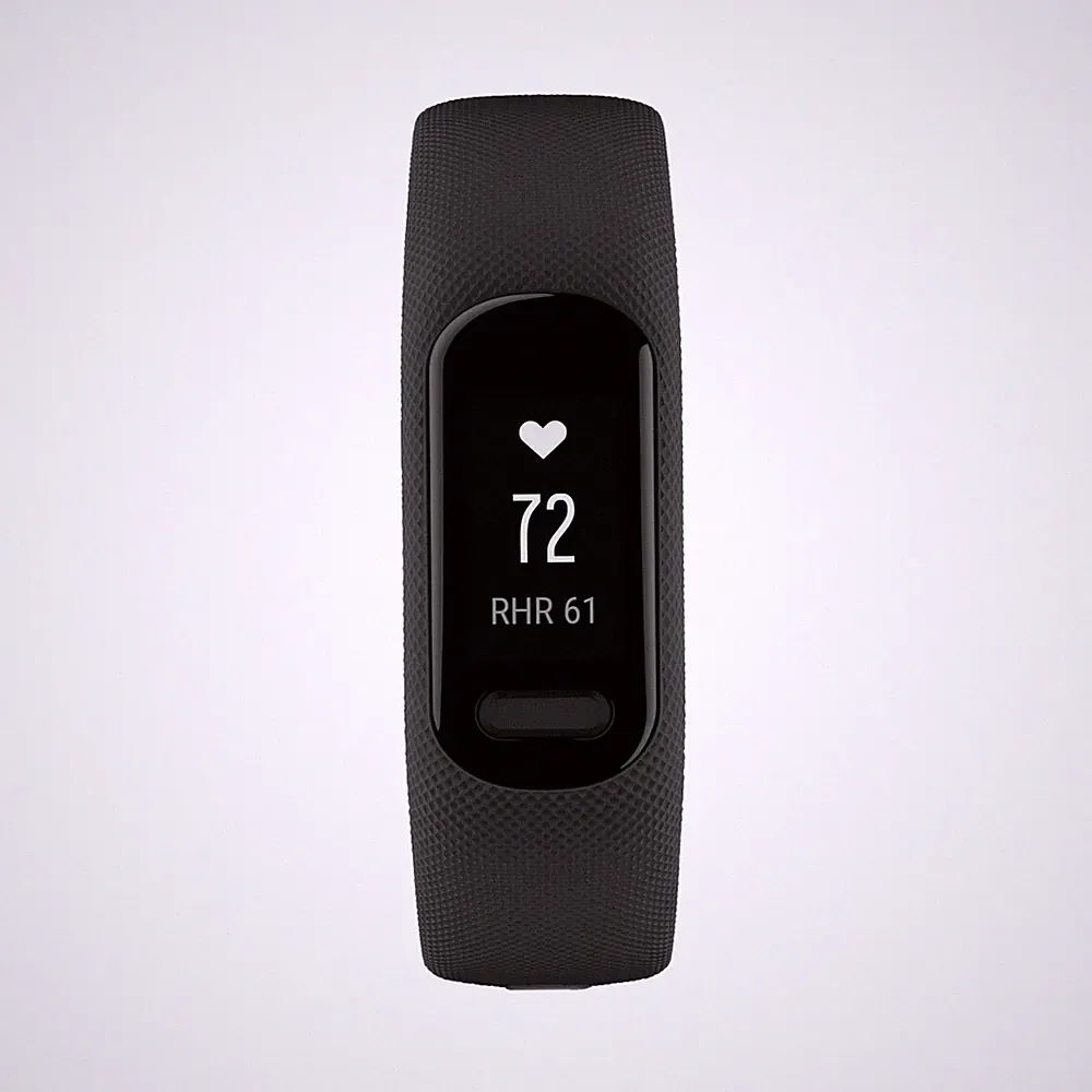GARMIN Vivosmart 5, Smartwatch, 122 - 188 mm, Schwarz