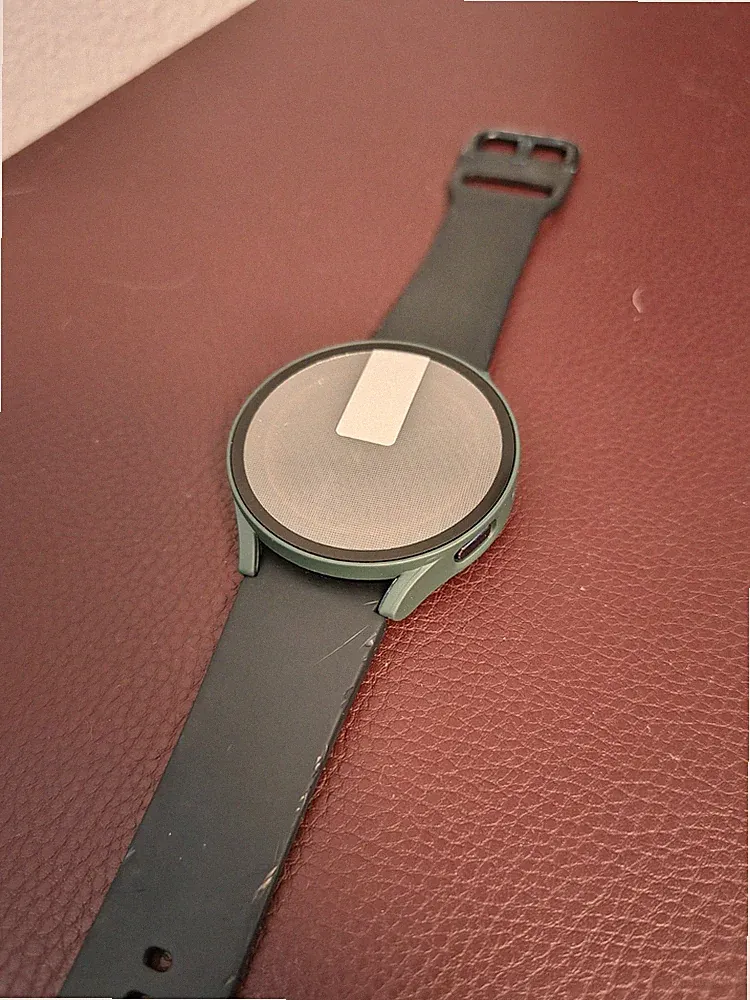 Gbrauchte Samsung Galaxy Watch 4 Smartwatch 44mm Grün und passendes Hüllen!