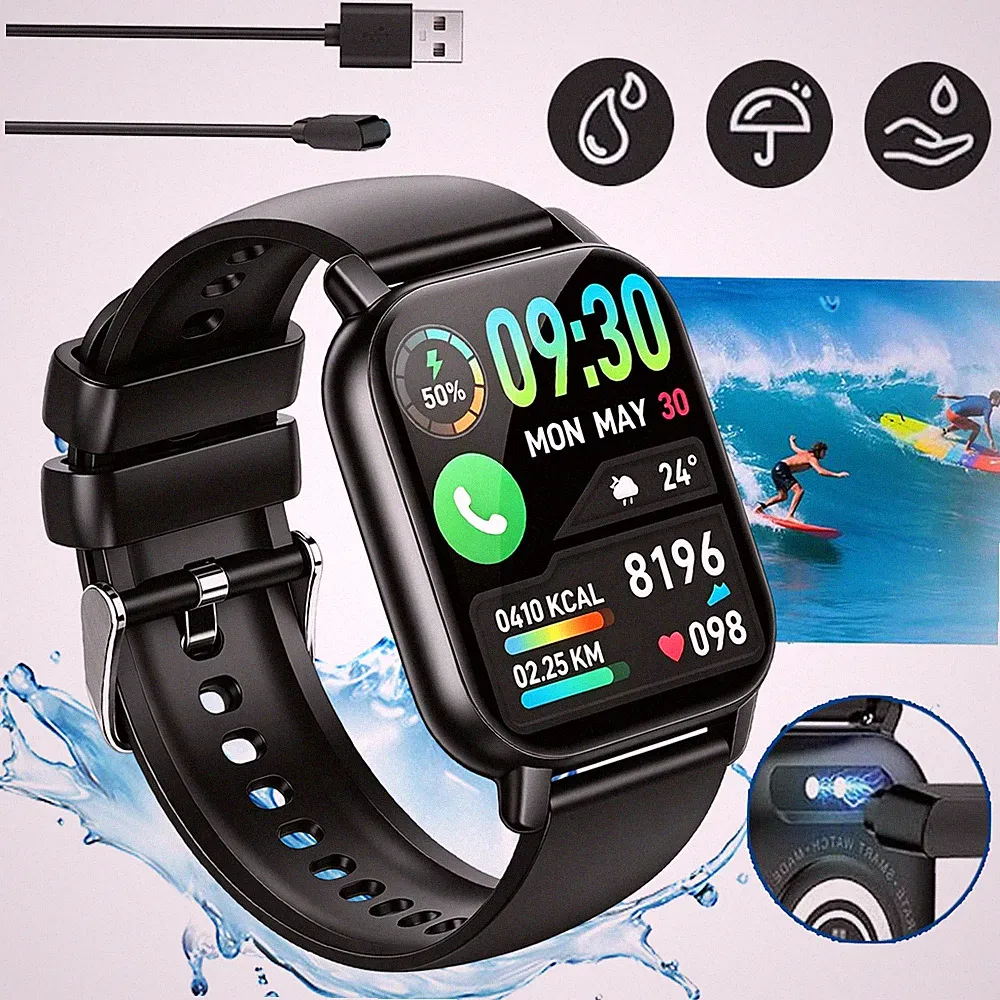 Gesundheitsuhr Smartwatch Smart Watch Wasserdicht HD Touchscreen Für Android