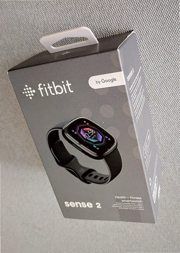 Google Fitbit Sense 2 Smartwatch/Fitness-Tracker + Zusatz-Ladekabel & Armbänder