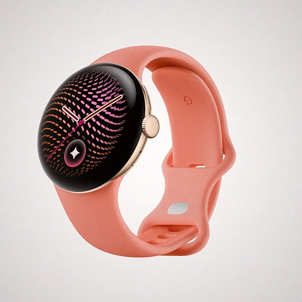 GOOGLE Pixel Watch 5 41mm WiFi Canyon + Aluminiumgehäuse in Champagne Gold Smart