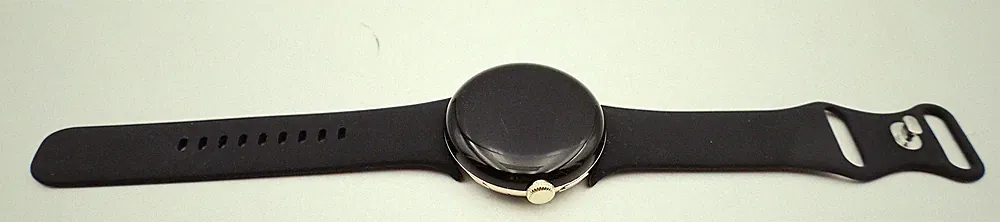 Google Pixel Watch LTE Champagne Gold Smartwatch mit Sportarmband Hazel