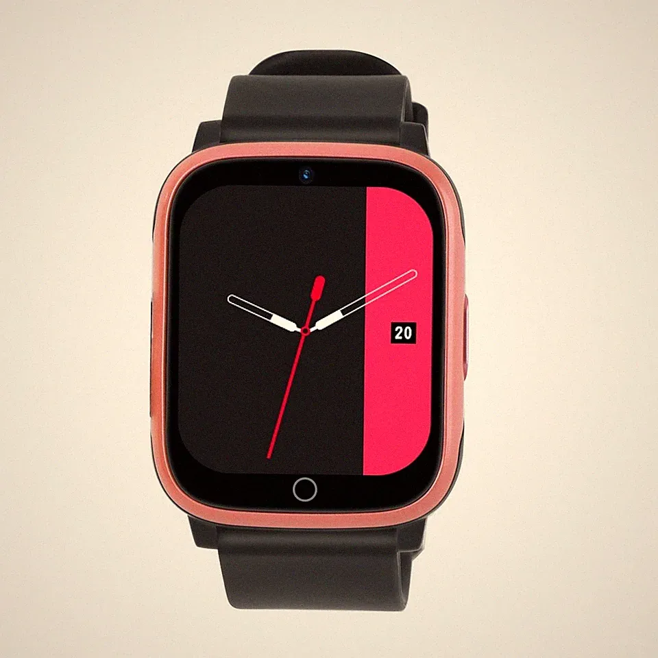 GPS-Smartwatch NC83E mit SOS und Sturzerkennung - Koralle