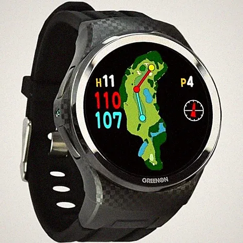 GREENON Golfuhr A1-III mit GPS - Premium Golf Smartwatch (Japan Modell)