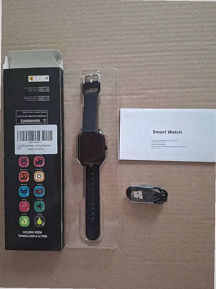 GT4 Fitness-Tracker-Smartwatch für Kinder-Ausgepackt! Aber neu!