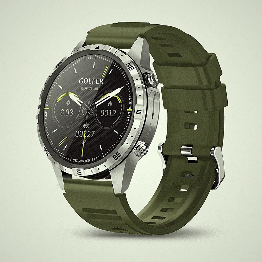GT45 Orelux Style Smartwatch – Multisensor Uhr mit AI-Sprachsteuerung & Umwelt