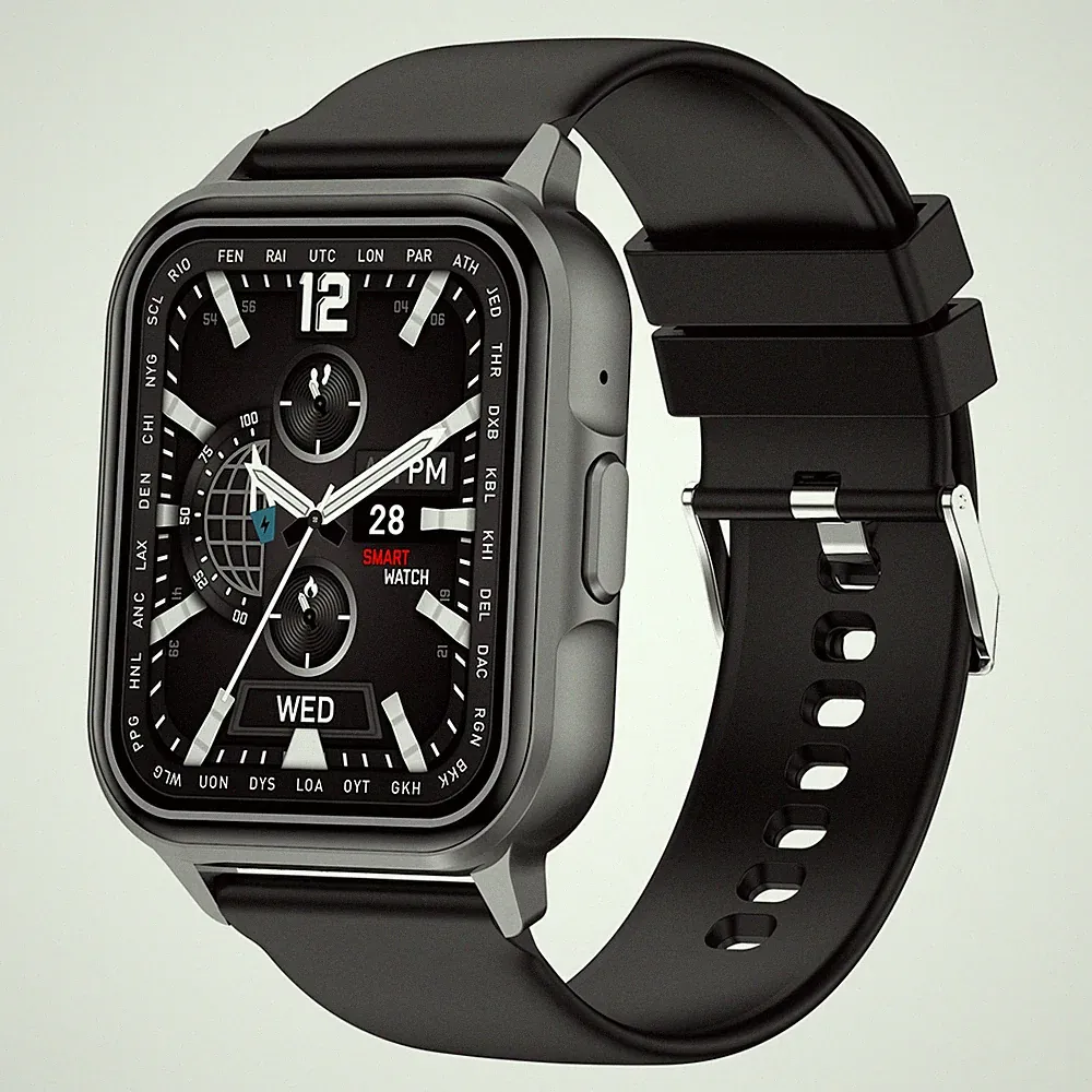 GW36 Damen und Herren Smartwatch Fitness Funktionen & AI-Sprachsteuerung