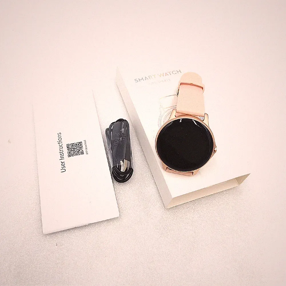 Gydom Smartwatch Fitness Tracker Damen Sport Gesundheitsüberwachung Rosa Trend