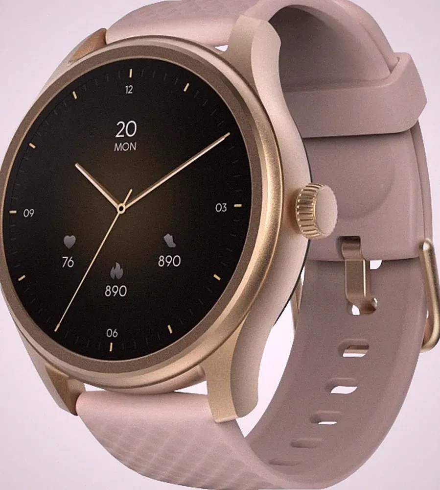 Hama 178616 Smartwatch 5000 rosegold 1,65 Zoll Puls Schlaftracking 168h