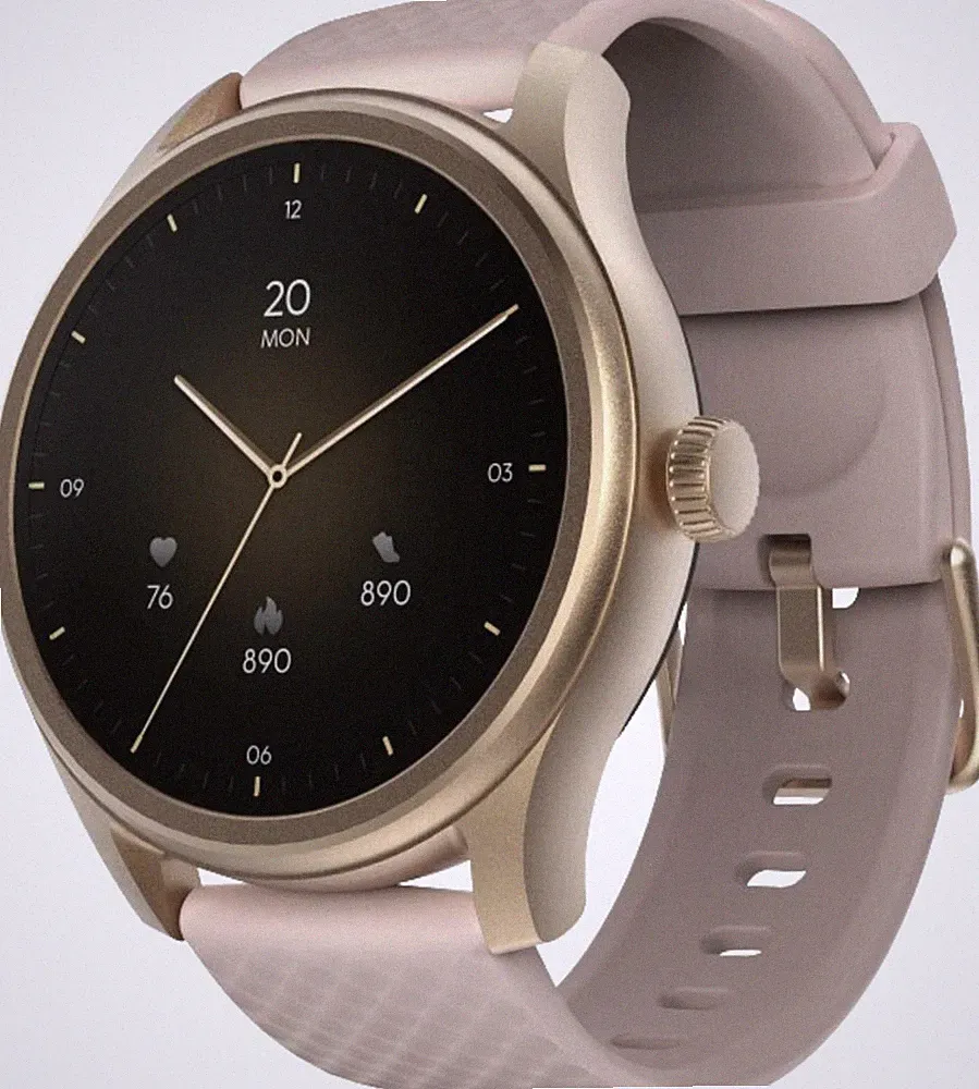 Hama 178616 Smartwatch 5000 rosegold 1,65 Zoll Puls Schlaftracking 168h B Ware