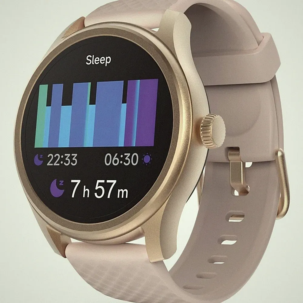 Hama 5010 Smartwatch in Roségold mit grundlegenden Funktionen