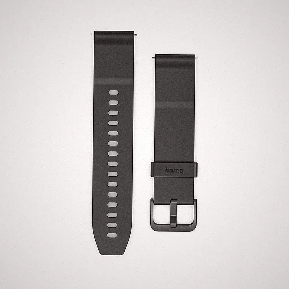Hama Bezahlarmband NFC kontaktloses Bezahlen für Uhr/Smartwatch 22 mm Schwarz
