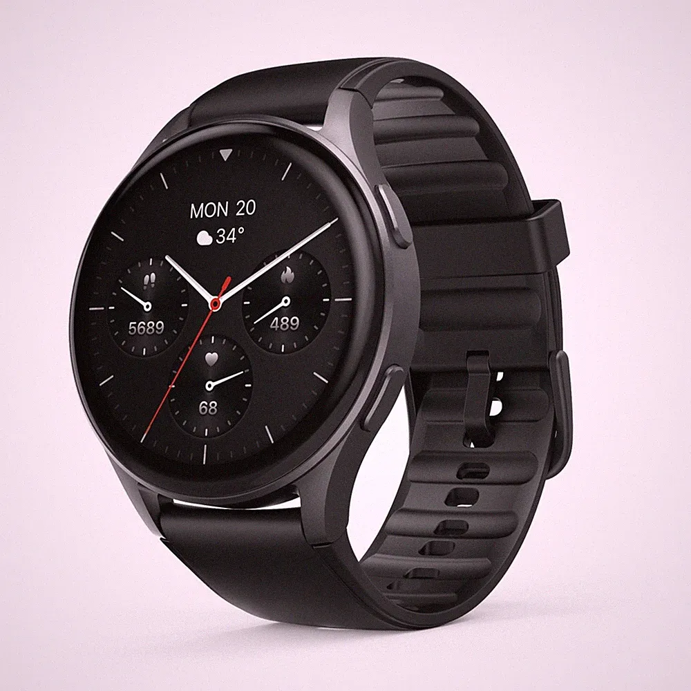 Hama Bluetooth Smartwatch 8900 mit Telefonfunktion 1,43“ AMOLED Display Schwarz