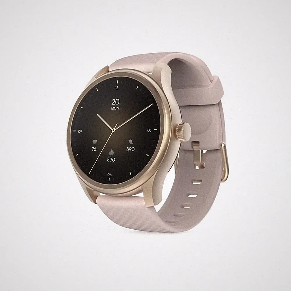 HAMA Smartwatch "5010", Schlafüberwachung, rund, wasserdicht, #12585539