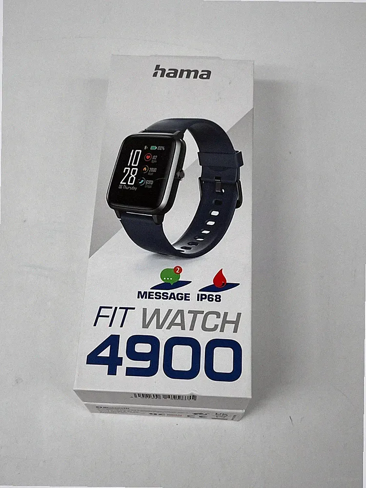 Hama Smartwatch Fit Watch 4900 1,3“ LCD Wasserdicht Herzfrequenz #TK1331A