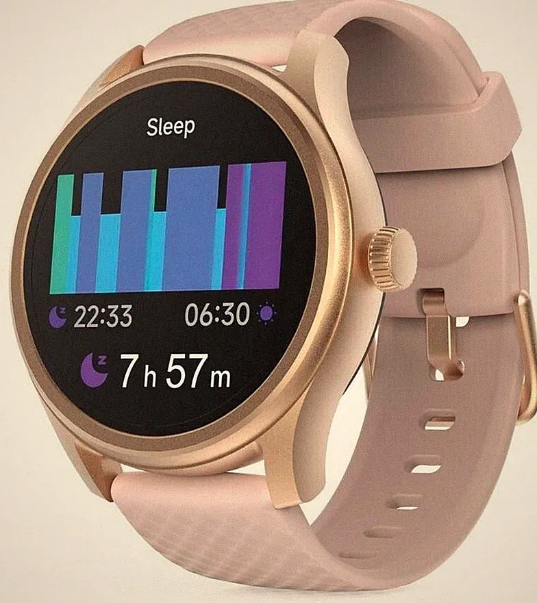HAMA Watch 5010, Smartwatch, Schlafüberwachung, 46 mm, rund, wasserdicht, Rosé