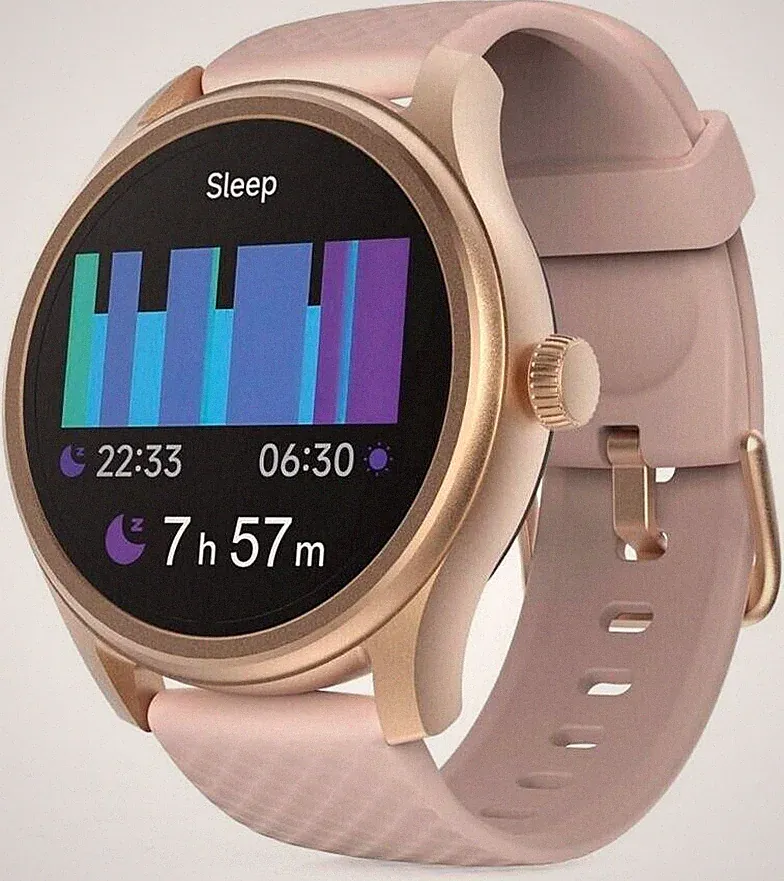 HAMA Watch 5010, Smartwatch, Schlafüberwachung, 46 mm, rund, wasserdicht, Rosé