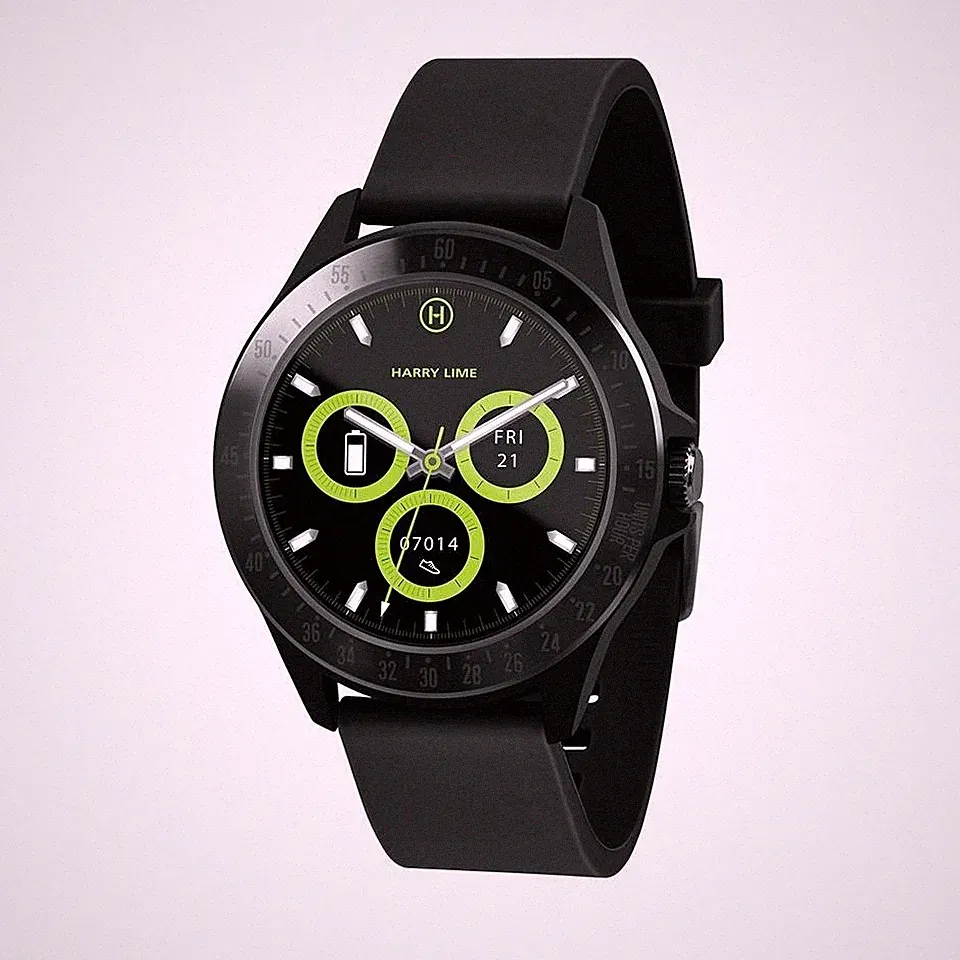 Harry Lime Black Smartwatch HA07-2002
