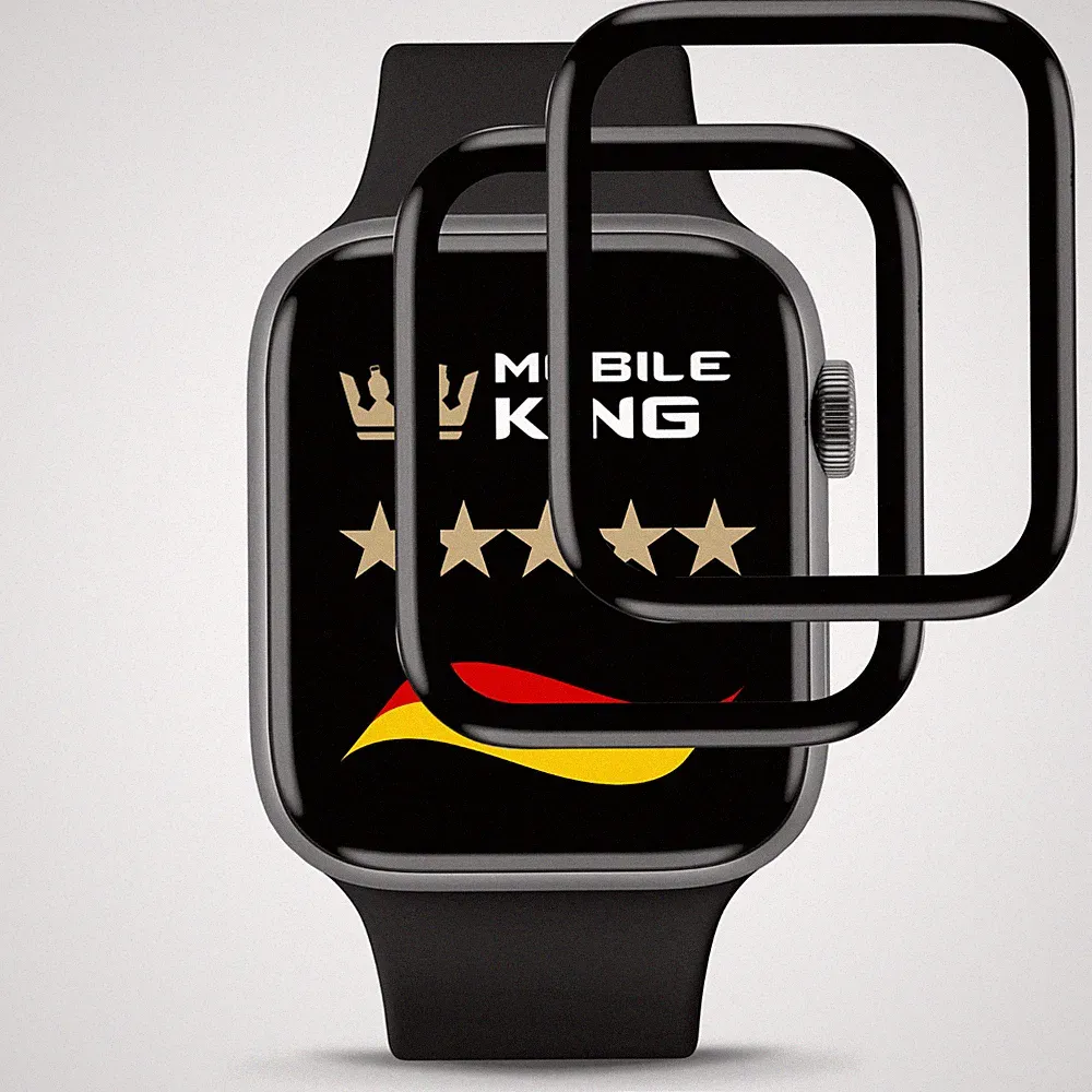 Hartglas Displayschutz 2x Panzerfolie für Apple Watch Ultra SE 9 8 7 6 5 4 3 2 1