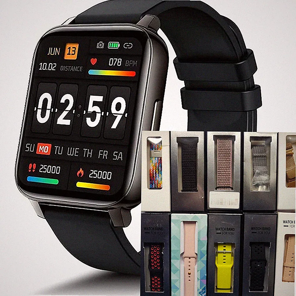 Hero Band Smartwatch 1,69" HD Touchscreen Fitnessuhr Sport Tracker App Glory Fit