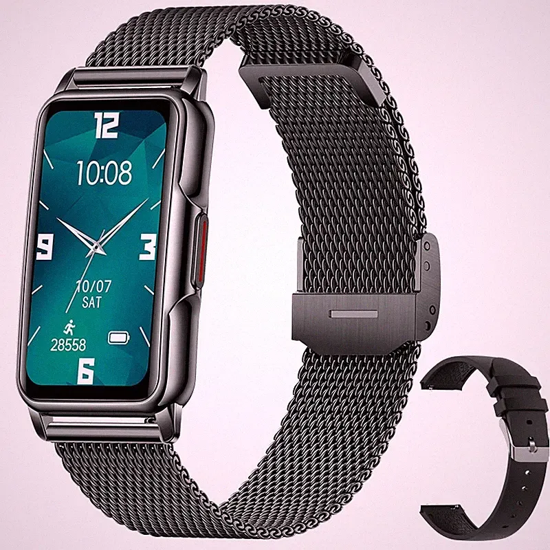 Herren Damen Smartwatch 1.47 Zoll Uhr wasserdicht,Herzfrequenz Fitness Tracker