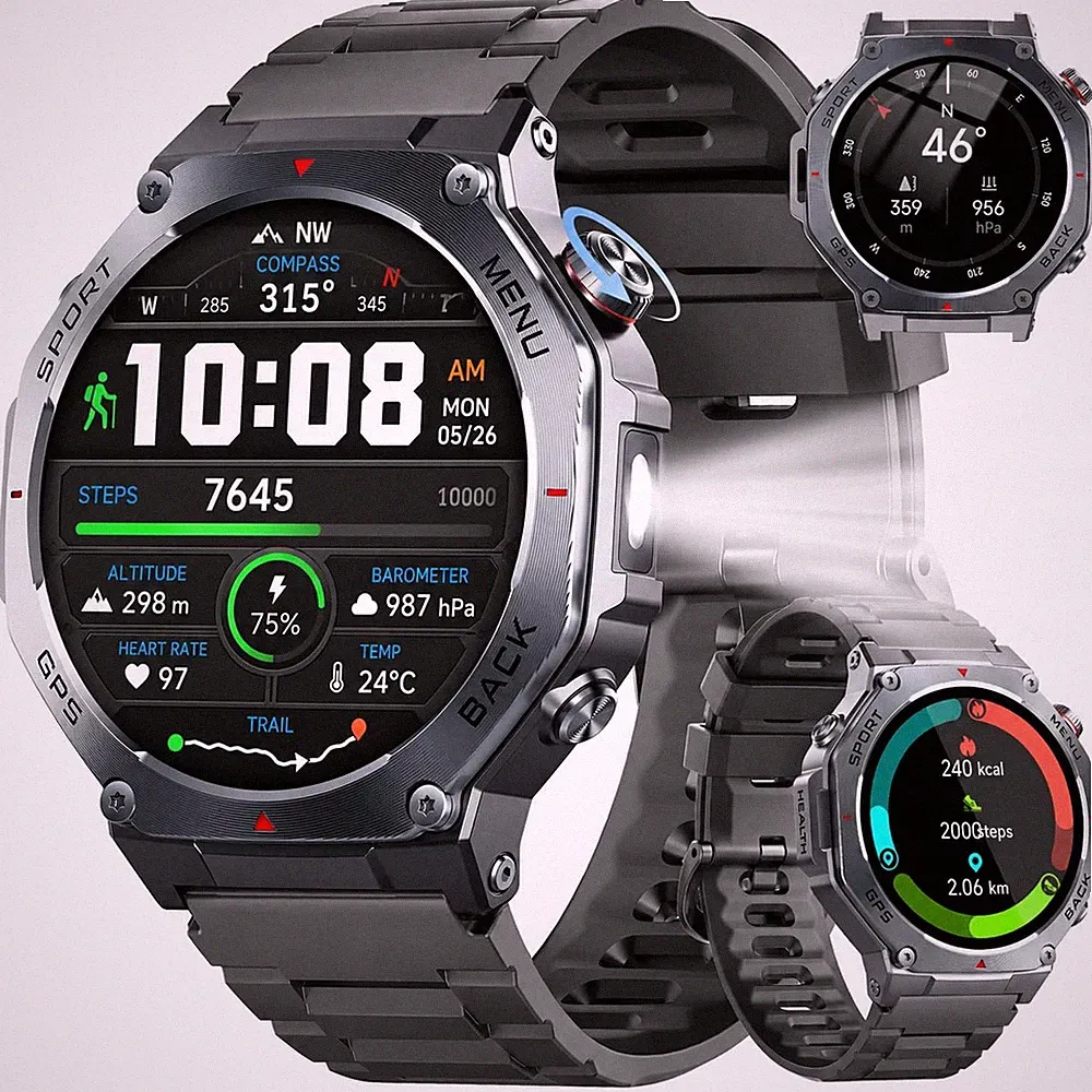 Herren Smartwatch GPS 1,43 Zoll AMOLED 160 Sportmodi 2
