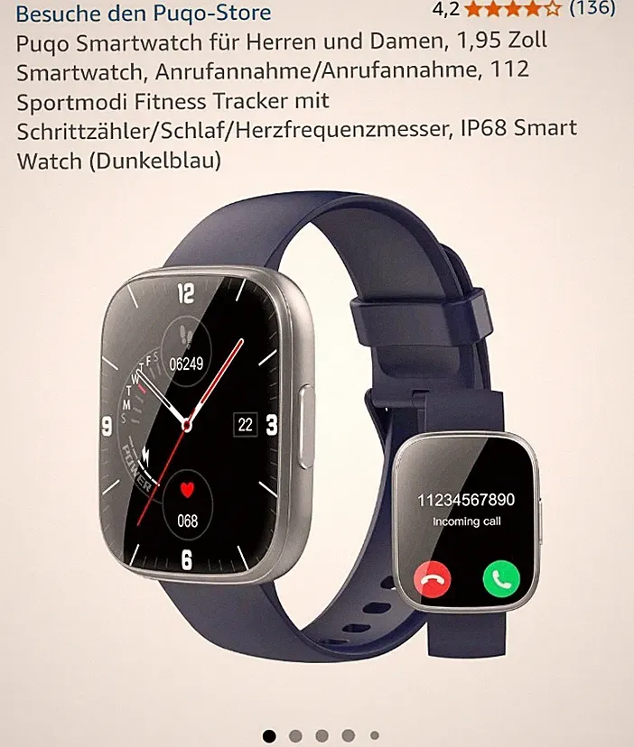 Herren SmartWatch Top Zustand Ideal Für Liebhaber Und Sammler