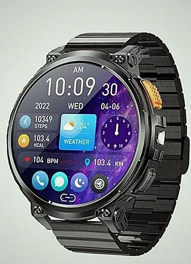 Silber Outdoor-Smartwatch