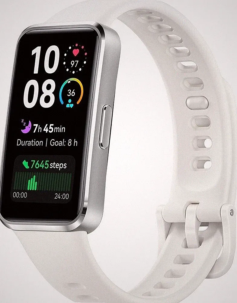 HUAWEI Band 10 Weiß Nora-B29F Fitness Tracker Smartwatch AMOLED Aluminium 5ATM