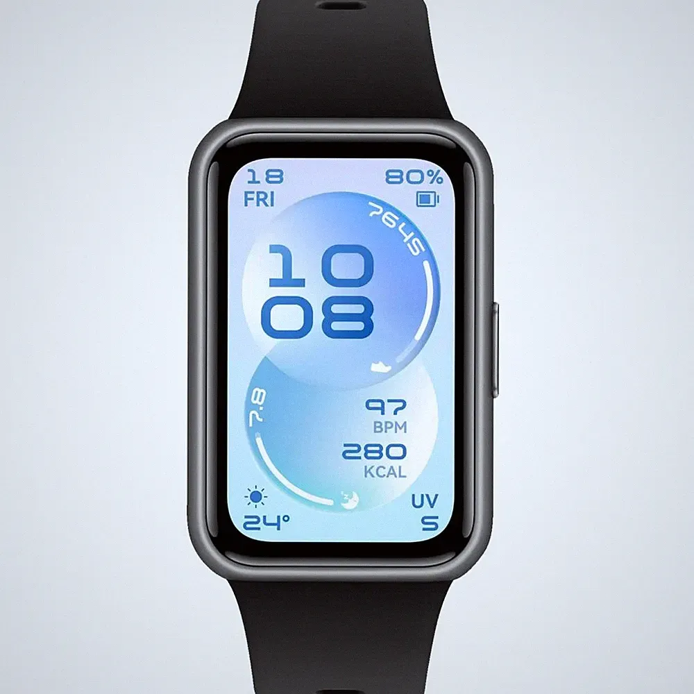 Huawei Band 11 Smartwatch Schwarz (120-190 mm) Fluorelastomer
