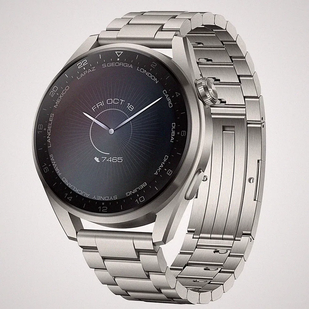 HUAWEI Watch 3 Pro Elite LTE 48mm Titanium Gray Android Smartwatch wie neu
