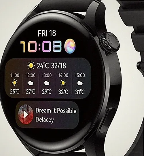 Huawei Watch 3 Smartwatch 46mm GPS WLAN Bluetooth AMOLED - OHNE BAND/KABEL