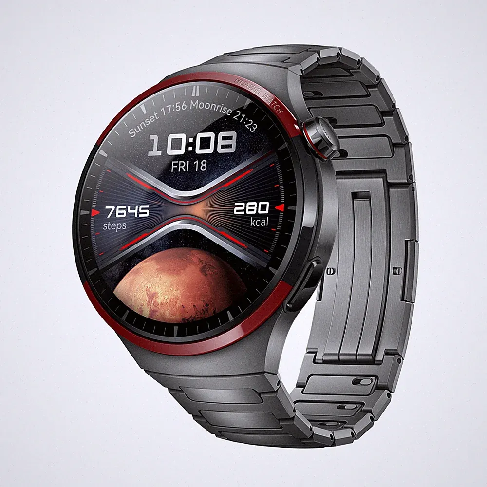HUAWEI WATCH 4 Pro Space Titan 47 mm 32 GB LTE (eSIM) Fitness- & Smartwatch NFC