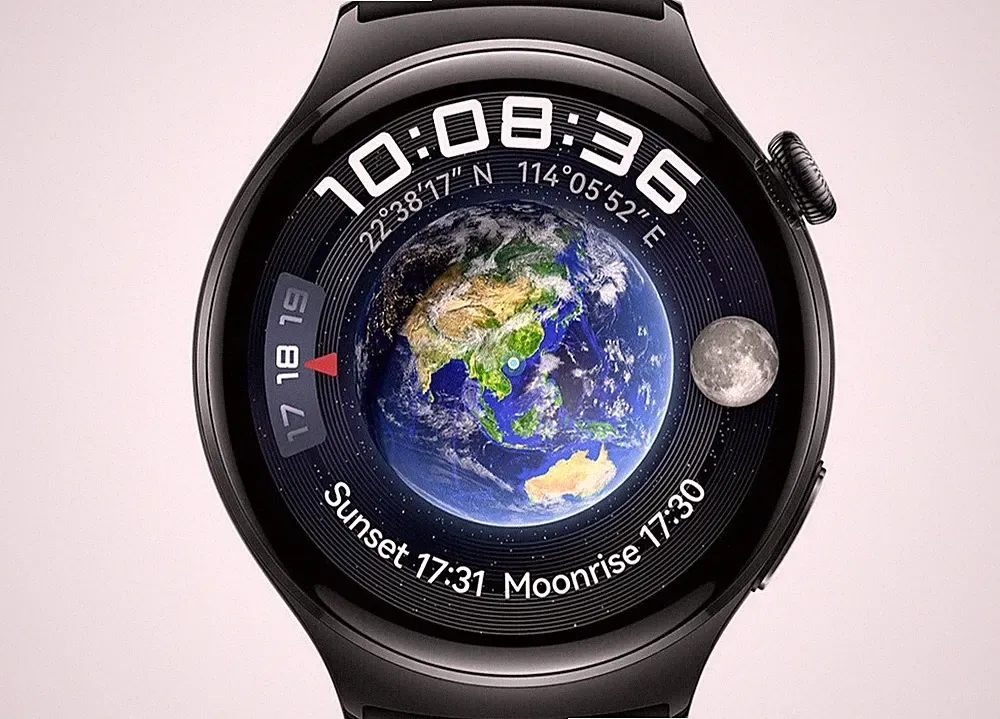 Huawei Watch 4 Smartwatch 46mm Edelstahlgehäuse - Schwarz