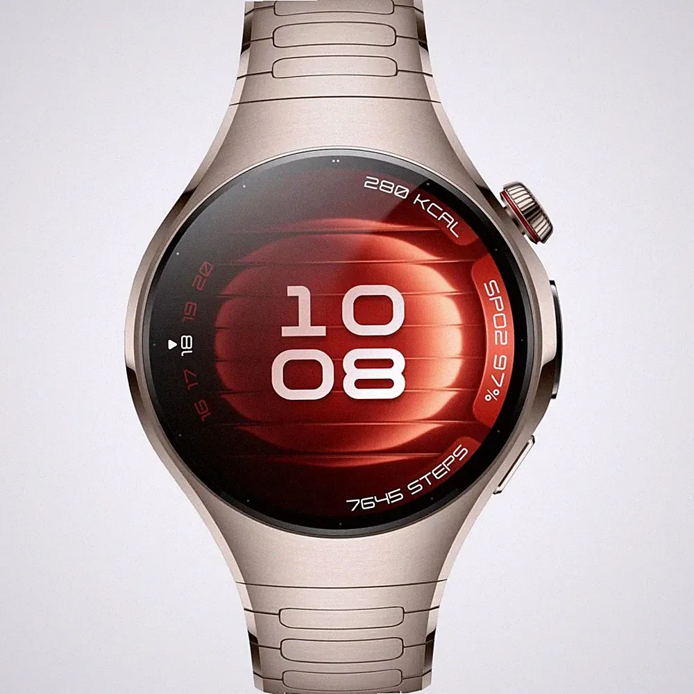 Huawei Watch 5 42 Smartwatch Dawnlight (120-190 mm) Titanarmband