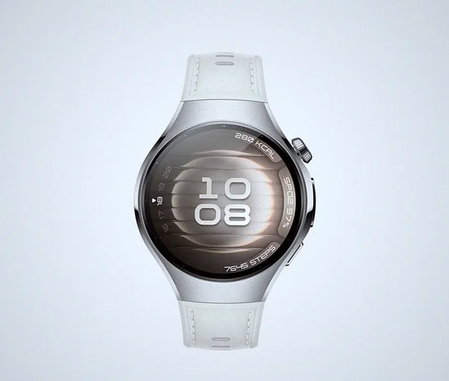 HUAWEI Watch 5 42 Smartwatch Kompositarmband, 120-190 mm, Moon White