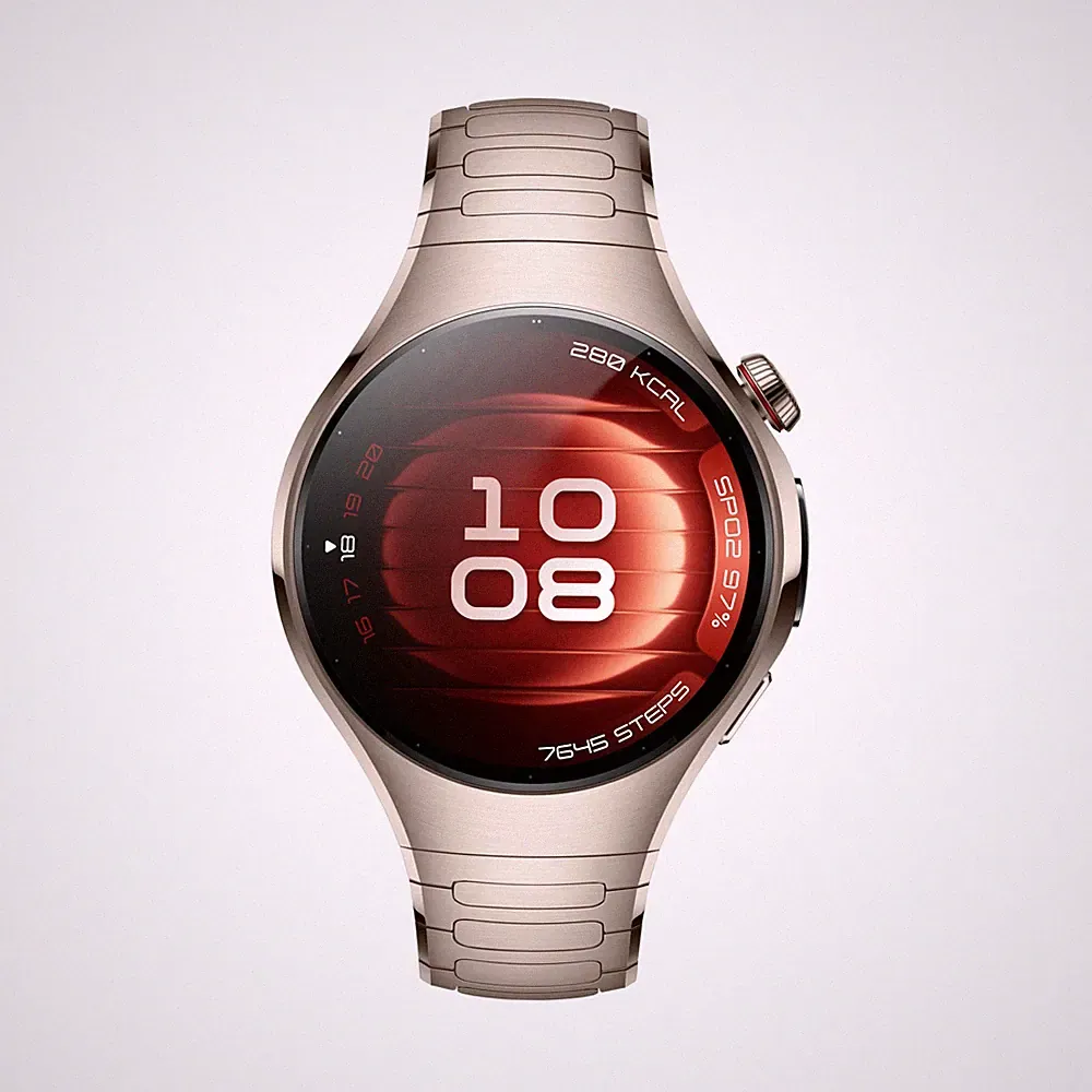 HUAWEI Watch 5 42 Smartwatch Titanarmband, 120-190 mm, Dawnlight
