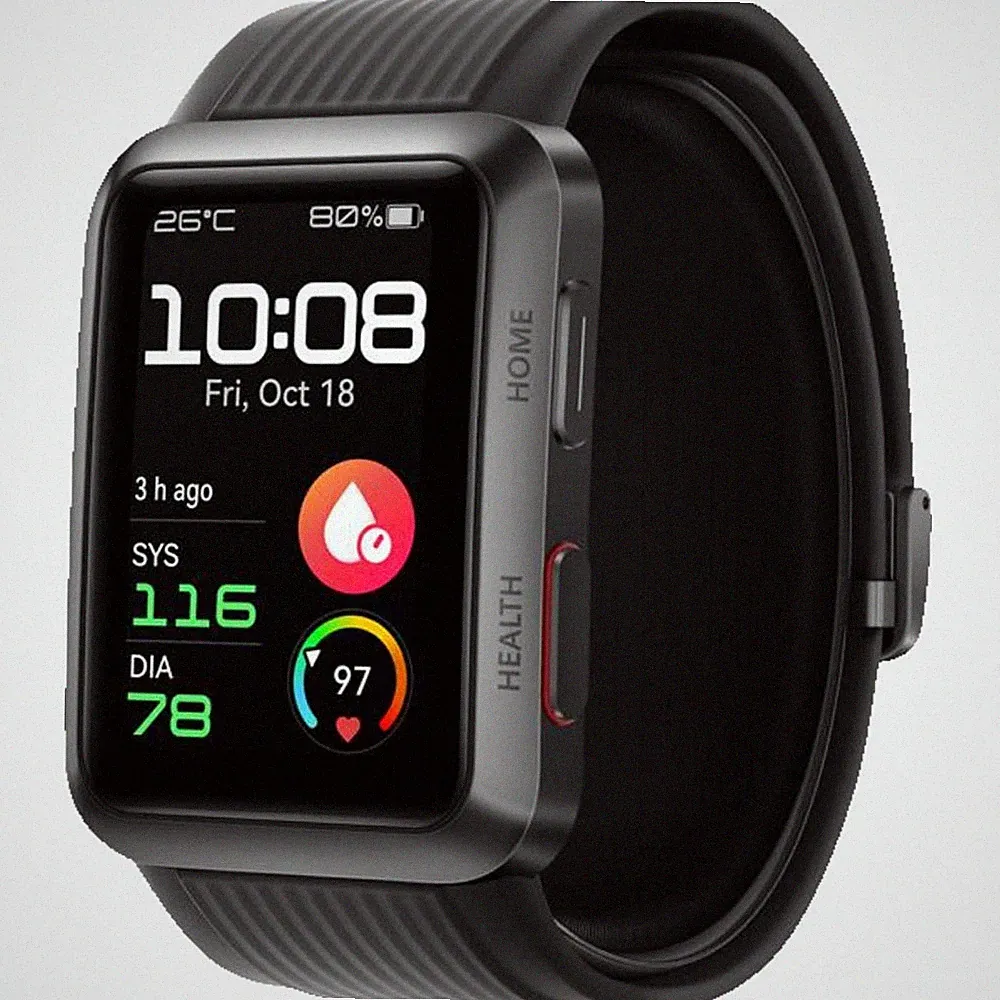 Huawei Watch D Smartwatch Schwarz Fluorelastomer