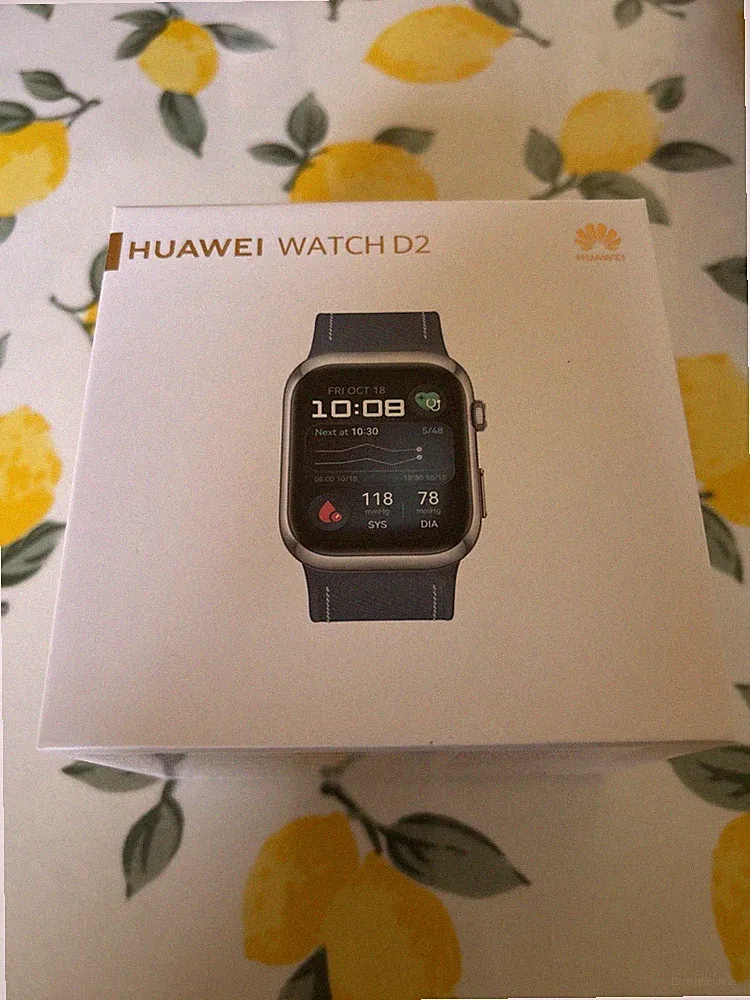 HUAWEI Watch D2 Smartwatch Leder, 130-210 mm, Blue