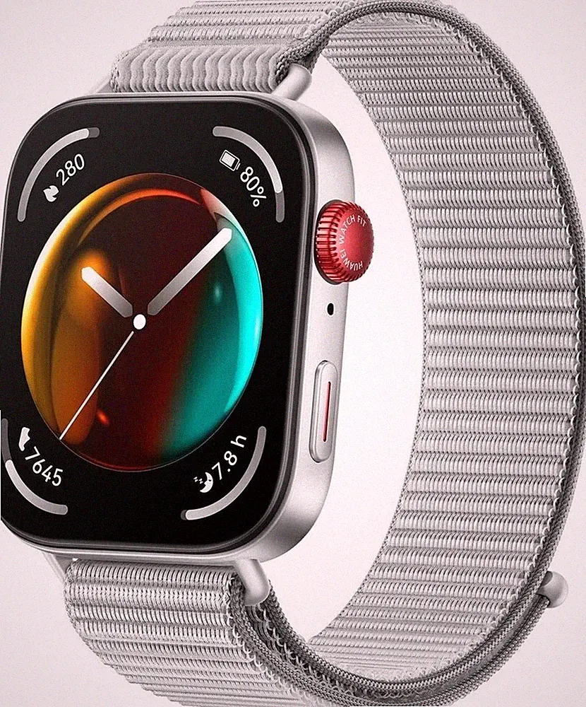 Huawei Watch Fit 3 Grau Smartwatch AMOLED GPS – Sehr guter Zustand – OVP