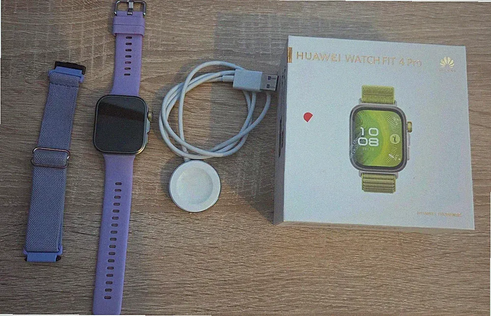 Huawei Watch Fit 4 Pro Smartwatch 40mm Titan Nylonarmband Restgarantie