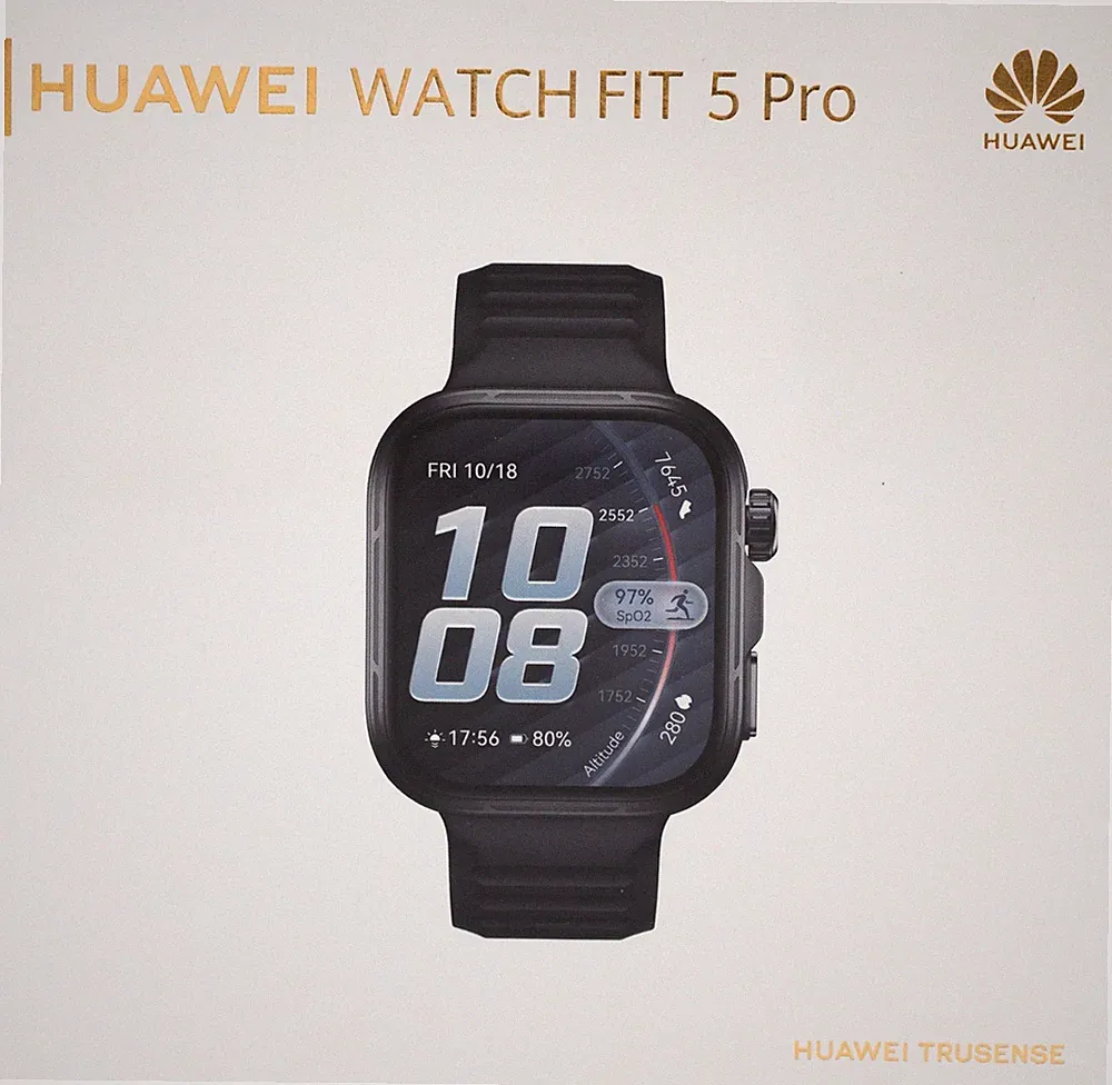 HUAWEI Watch FIT 5 Pro Smartwatch Fitness Tracker m. EKG + Schlaftracker schwarz