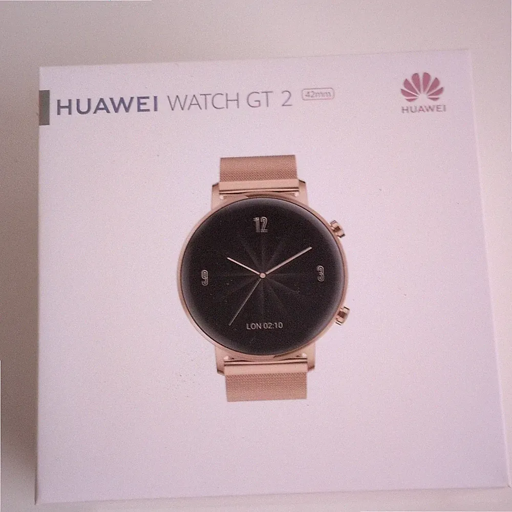 Huawei Watch GT 2 Smartwatch 42 mm Gold Edelstahl, Metallarmband, 4 GB